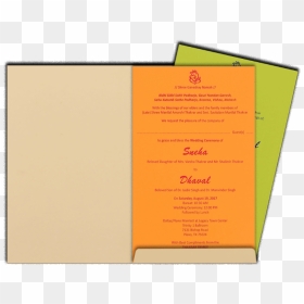 Hindu Wedding Cards - Sone Ki Seedhi Invitation Card Content, HD Png Download - hindu wedding clipart png