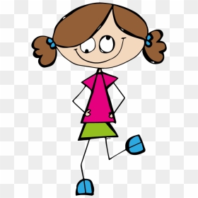 Thumb Image - Student Clip Art Girl, HD Png Download - students clipart png