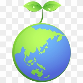 Earth Sprout Ecology Clipart - Earth, HD Png Download - sprout png