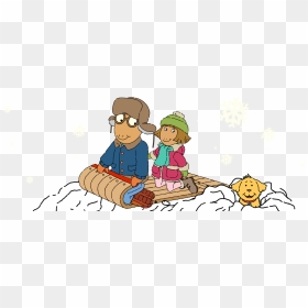 Winter - Cartoon, HD Png Download - arthur png