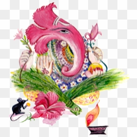 Sankatahara Chaturthi, HD Png Download - ganapati png