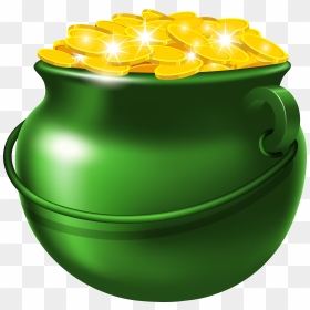Leprechaun Pot Of Gold Png - Pot Of Gold St Patricks, Transparent Png - kalash clip art png