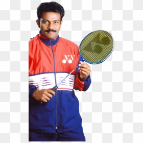 Mohanachandran Badminton Coach, HD Png Download - badminton player png