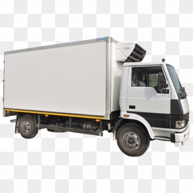 Refrigerated Container - Trailer Truck, HD Png Download - container truck png
