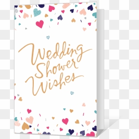 Wedding Shower Wishes Printable - Congratulation Printable Bridal Shower Card, HD Png Download - wedding wishes png