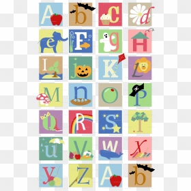 Transparent Alphabet Soup Clipart - Alphabets With Pictures For Kids, HD Png Download - alphabets png