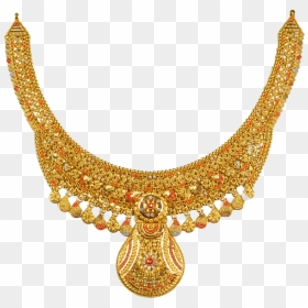 Indian Gold Jewellery Necklace Sets - New Necklace Calcutta Design, HD Png Download - indian gold jewellery necklace sets png