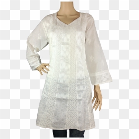 Http - //www - Chikirpolo - Kurti Fanctnwht003234 Front - Vintage Clothing, HD Png Download - kurti png