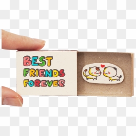 Best Friends Forever Friendship Card Matchbox Card - Cartoon, HD Png Download - friends forever png