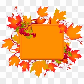 Fall Scenery Png - Transparent Autumn Leaves Border, Png Download - scenery png