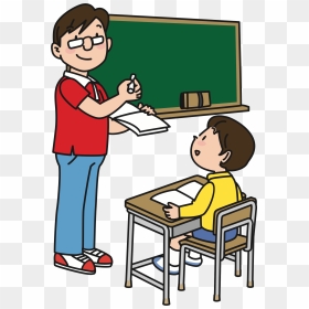 Teacher And Student Clipart - Teacher Clipart, HD Png Download - students clipart png
