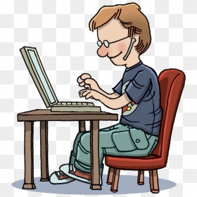 Typing Clipart, HD Png Download - students clipart png