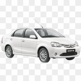 Toyota Etios White Car, HD Png Download - tavera car png