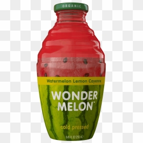 Wonder Melon Organic Watermelon Juice W/ Lemon & Cayenne - Wonder Melon, HD Png Download - watermelon juice png