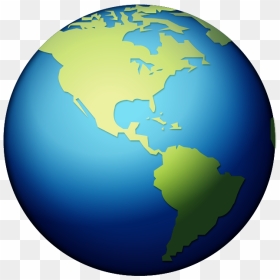 Earth Globe Transparent Background - Transparent Background World Globe Png, Png Download - world globe logo png