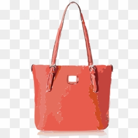 Orangish Red Handbag Clip Arts - Clip Art, HD Png Download - ladies bag png