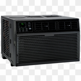 8,000 Btu Window Air Conditioner - Black Air Conditioner Window Unit, HD Png Download - window ac png