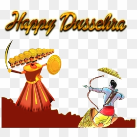 Happy Dussehra Png Transparent Image - Vijayadashami Png, Png Download - dasara png