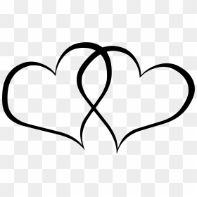 Library Of Two Hearts Clip Art Png Files Â, Transparent Png - wedding heart design png