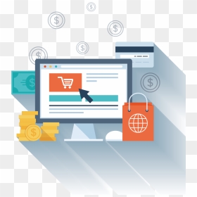 Digital Marketing Sales E Commerce Online Shopping - Digital Marketing Online Shop, HD Png Download - e commerce png