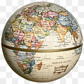 Antique Globe Online India , Png Download - Antique Globe Clipart, Transparent Png - india globe png
