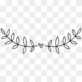 Flower Vine Clip Art, HD Png Download - wedding heart design png