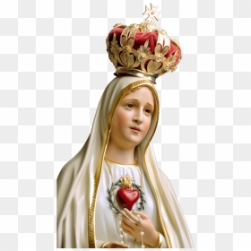 Virgen De Fátima - Mama Mary With Rosary, HD Png Download - god png images