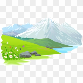 Cartoon Mountain Png - Scenery Clipart, Transparent Png - nature png images