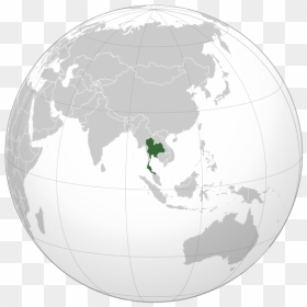 Keep Updated Outbreaks Thailand Information On Health - Thailand World Map Png, Transparent Png - india globe png