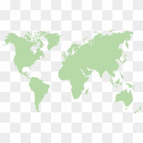 Light Green Map Infographic - World Map Infographic Png, Transparent Png - world map.png
