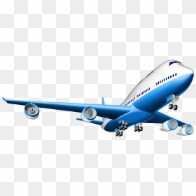 Airplane Flight Globe Clip Art - Airliner Clipart, HD Png Download - flight vector png