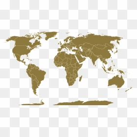 Map Of The World Clipart, HD Png Download - world map.png