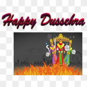 Dussehra Wishes Png Clipart - Happy Dussehra Images With Name, Transparent Png - dasara png