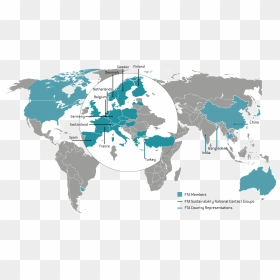 Mediterranean Region On World Map, HD Png Download - india globe png