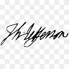 Thomas Jefferson Signature, HD Png Download - thomas jefferson png