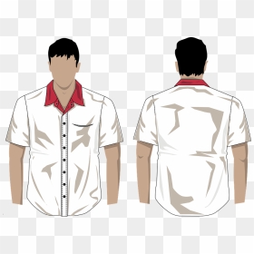 Baju Sma Vector, HD Png Download - formal shirt png