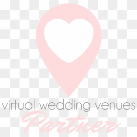 Virtual Wedding Venues Partner - Heart, HD Png Download - wedding heart design png
