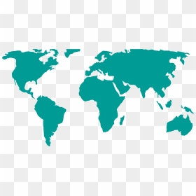 World, World Map, Map, Blue, Green Png Image With Transparent - Transparent Map Of World Clipart, Png Download - world map.png