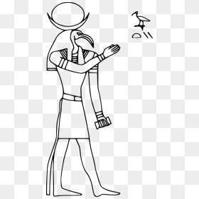 Egyptian God Thoth Drawings, HD Png Download - god png images