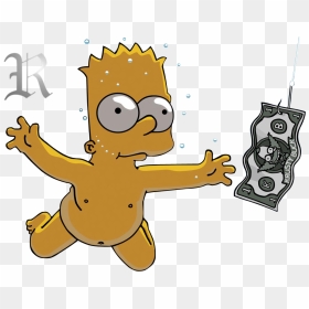 Bart Simpson Nirvana , Png Download - Simpson Png, Transparent Png - bart png