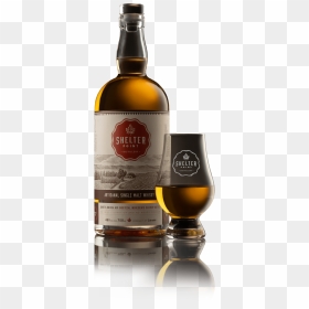 Transparent Fireball Whiskey Png - Shelter Point Classic Single Malt Whisky, Png Download - whiskey bottle png