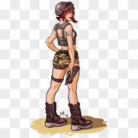 Pubg Girl Logo Png, Transparent Png - girl png for photoshop