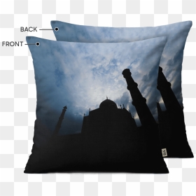 Cushion, HD Png Download - taj mahal silhouette png