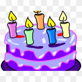Happy Birthday Cake Clipart - Birthday Cake Clipart, HD Png Download - 1st birthday candle png