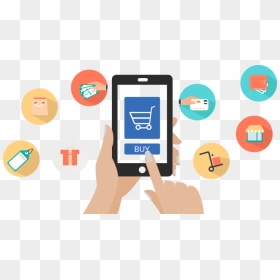 Web Applications In E-commerce - Mobile Commerce, HD Png Download - e commerce png