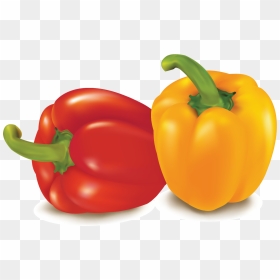 Нарисованные Овощи, HD Png Download - capsicum png