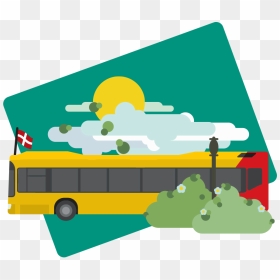 Clipart Bus Mass Transit - Use Public Transport Png, Transparent Png - travel bus png
