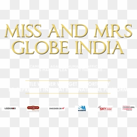 Miss And Mrs Globe India Guwahti Fashion Beauty Contest - Graphics, HD Png Download - india globe png