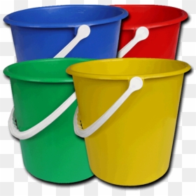 Plastic Bucket Yellow , Png Download - Gambar Ember Pel Lantai, Transparent Png - plastic bucket png