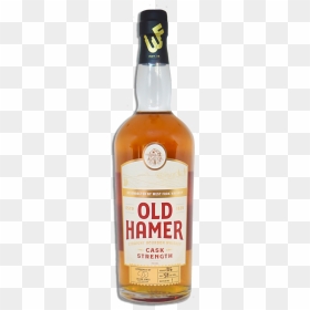 Old Hamer Straight Bourbon Cask Bottle - Old Hamer Whiskey, HD Png Download - whiskey bottle png